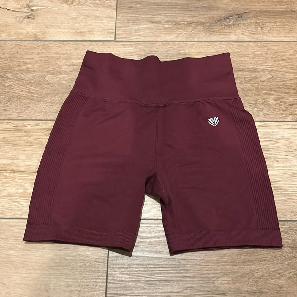 Burgundy Bike Short, Size S, Forever 21